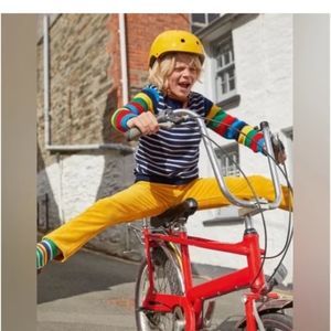 NWOT Boden Boys Corduroy Straight Leg Pants, Yellow, Size 12Y